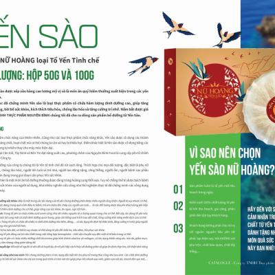 YẾN TỔ TINH CHẾ NỮ HOÀNG THƯỢNG HẠNG - 100g